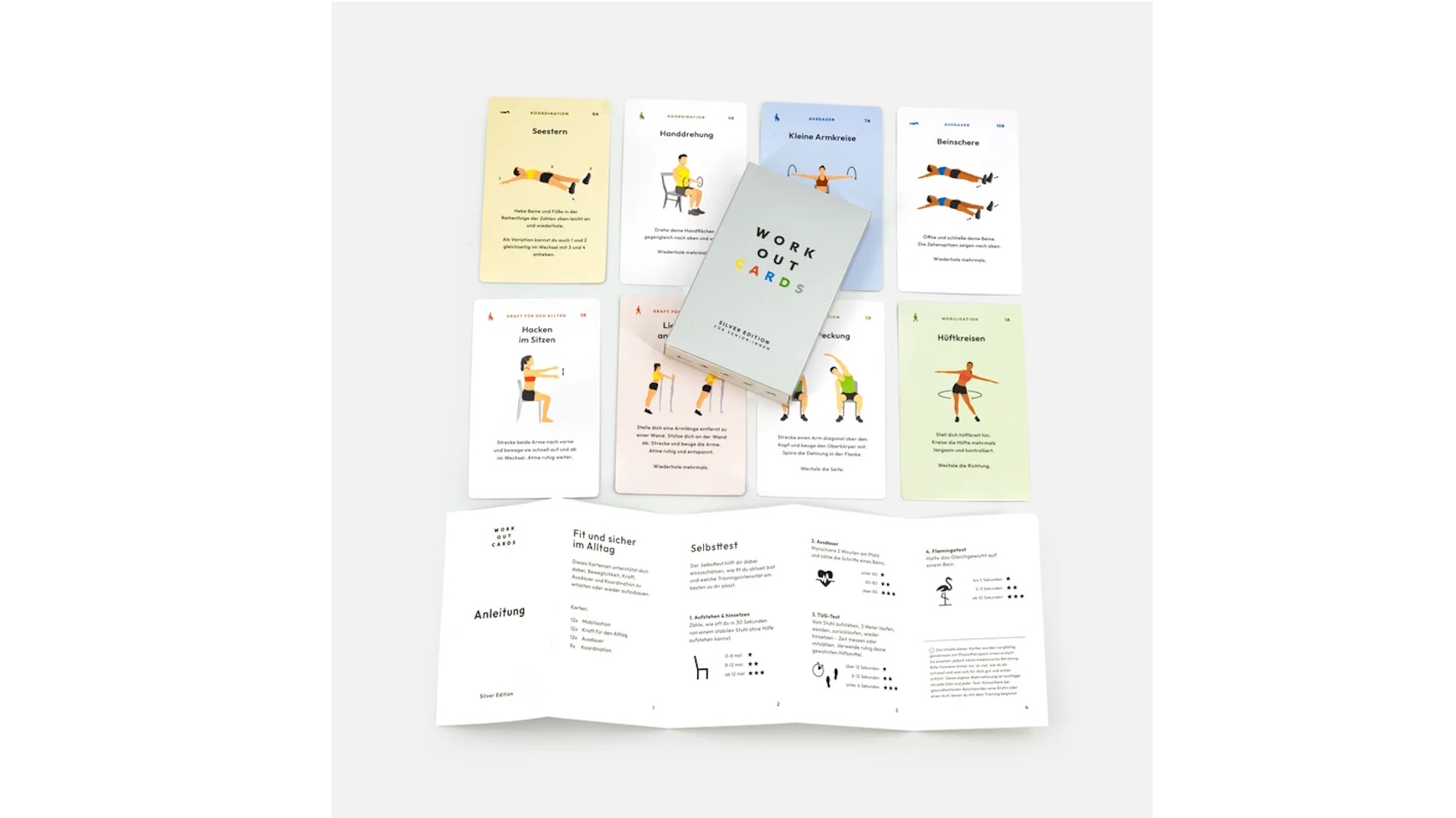 Workout Cards für das Training im Alter - Silver Edition für Senioren