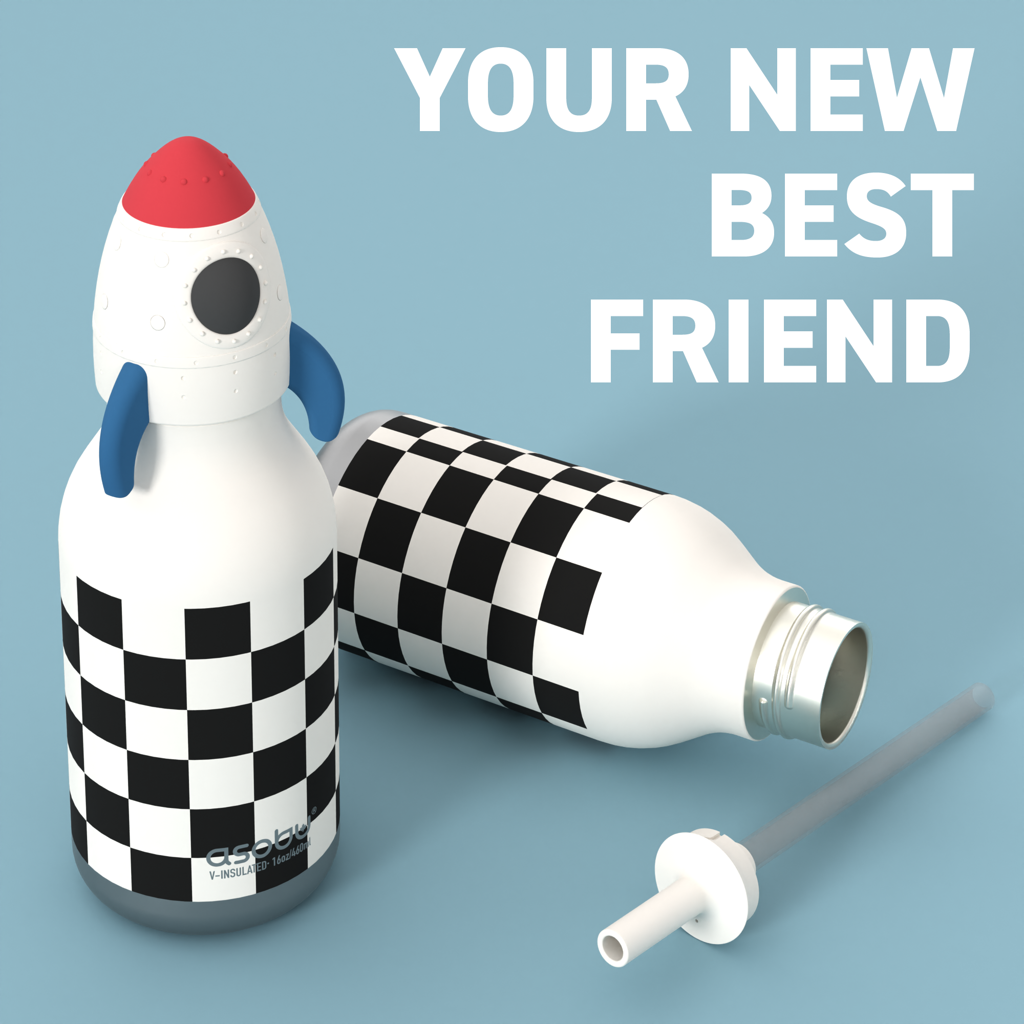 Bestie Trinkflaschen zum Schulanfang, 460 ml - verschiedene Motive