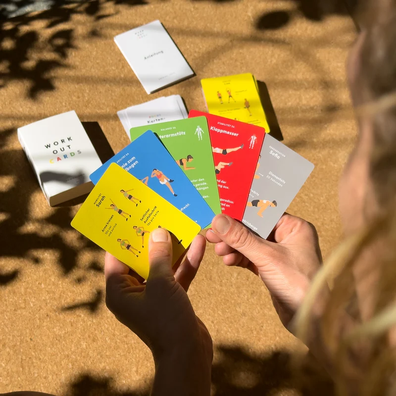 Training Workout Cards für Einsteiger & Fortgeschrittene