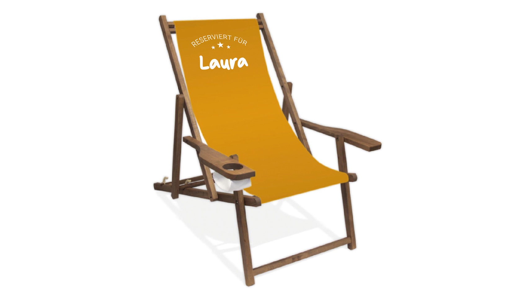 Personalisierter Liegestuhl Cultus "Reserviert für"