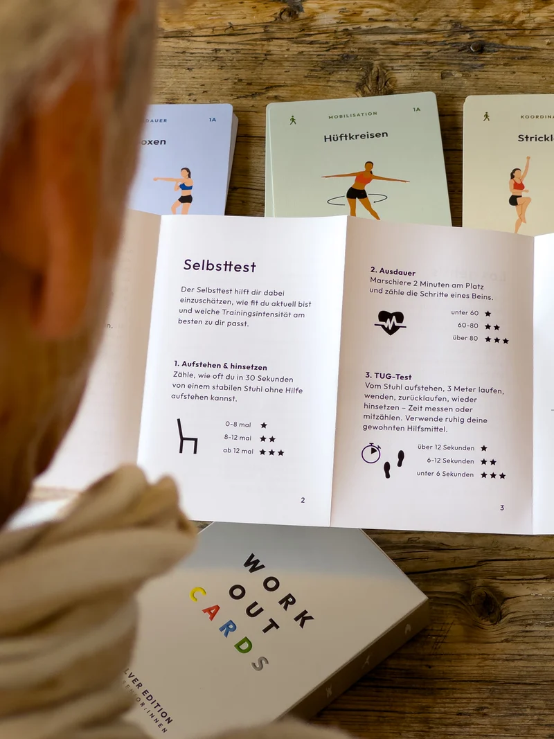 Workout Cards für das Training im Alter - Silver Edition für Senioren