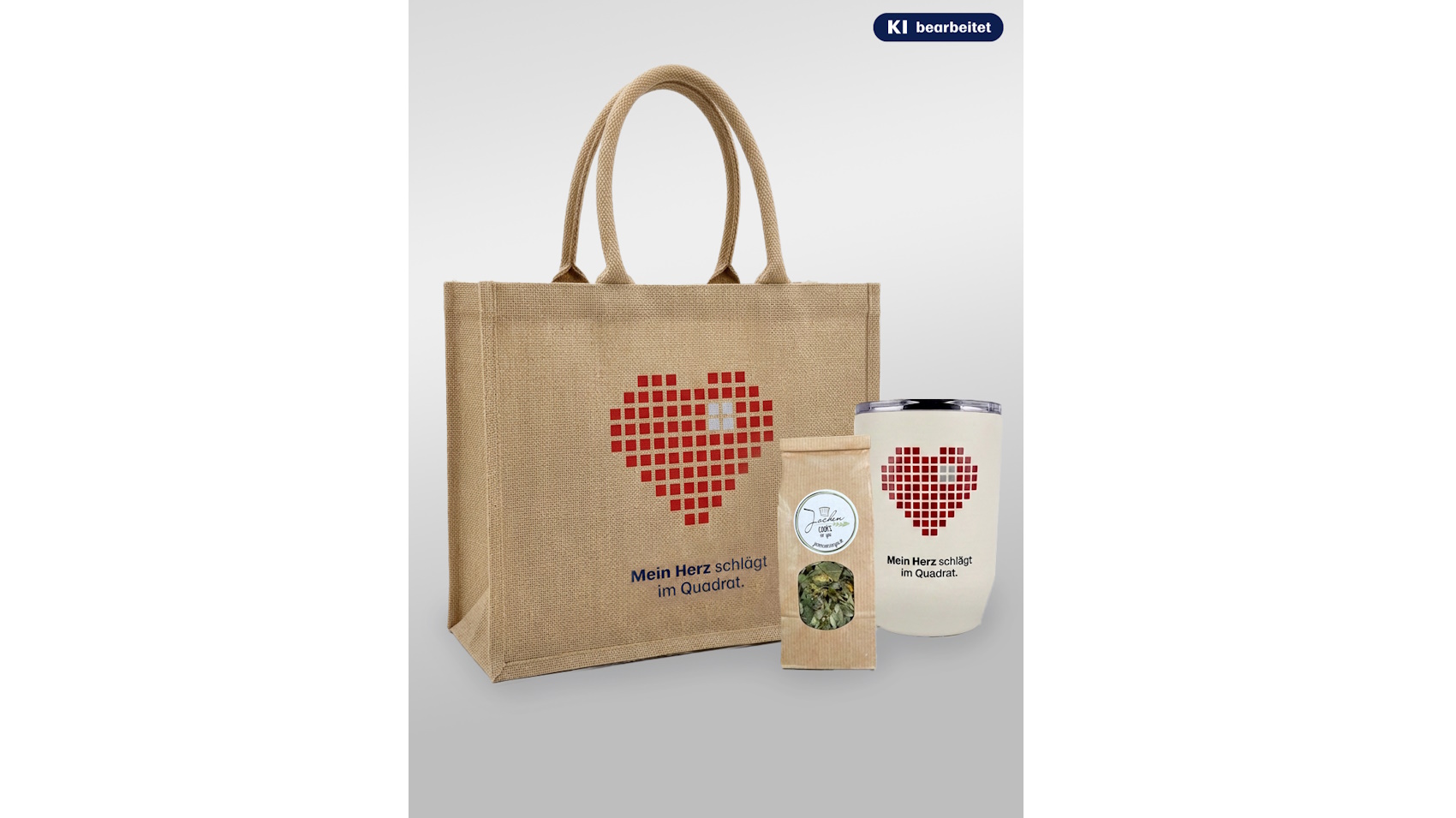 Bundle Herz im Quadrat