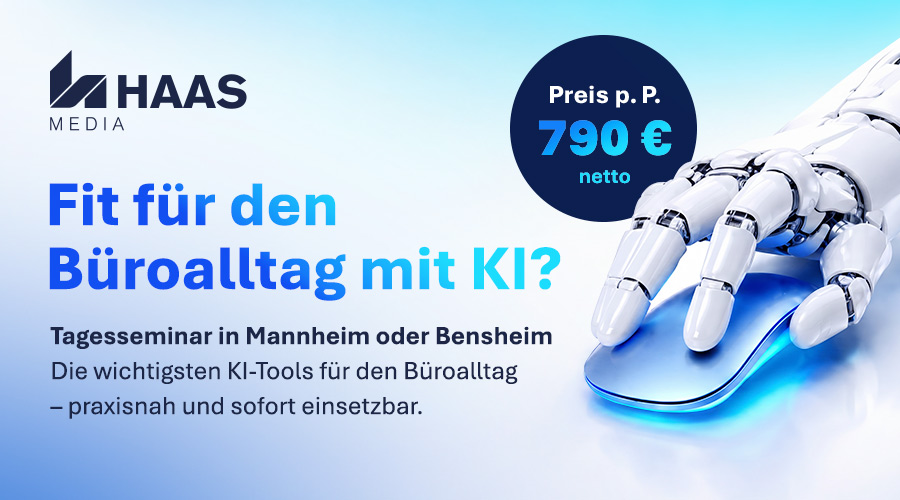 Tagesseminar | KI für den Büroalltag