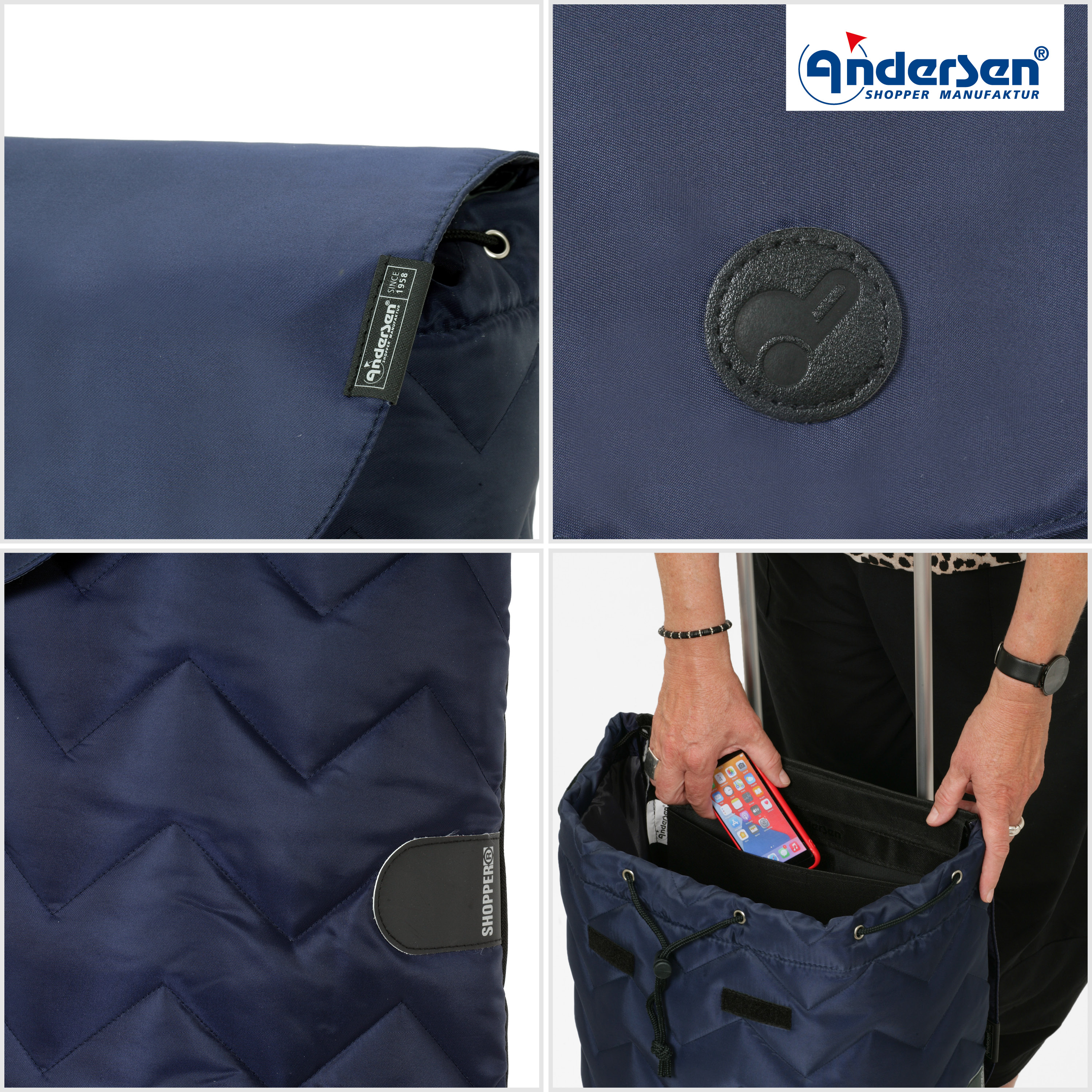 Alu Star Shopper Hilma- leichtes & wendiges Aluminium-Fahrgestell