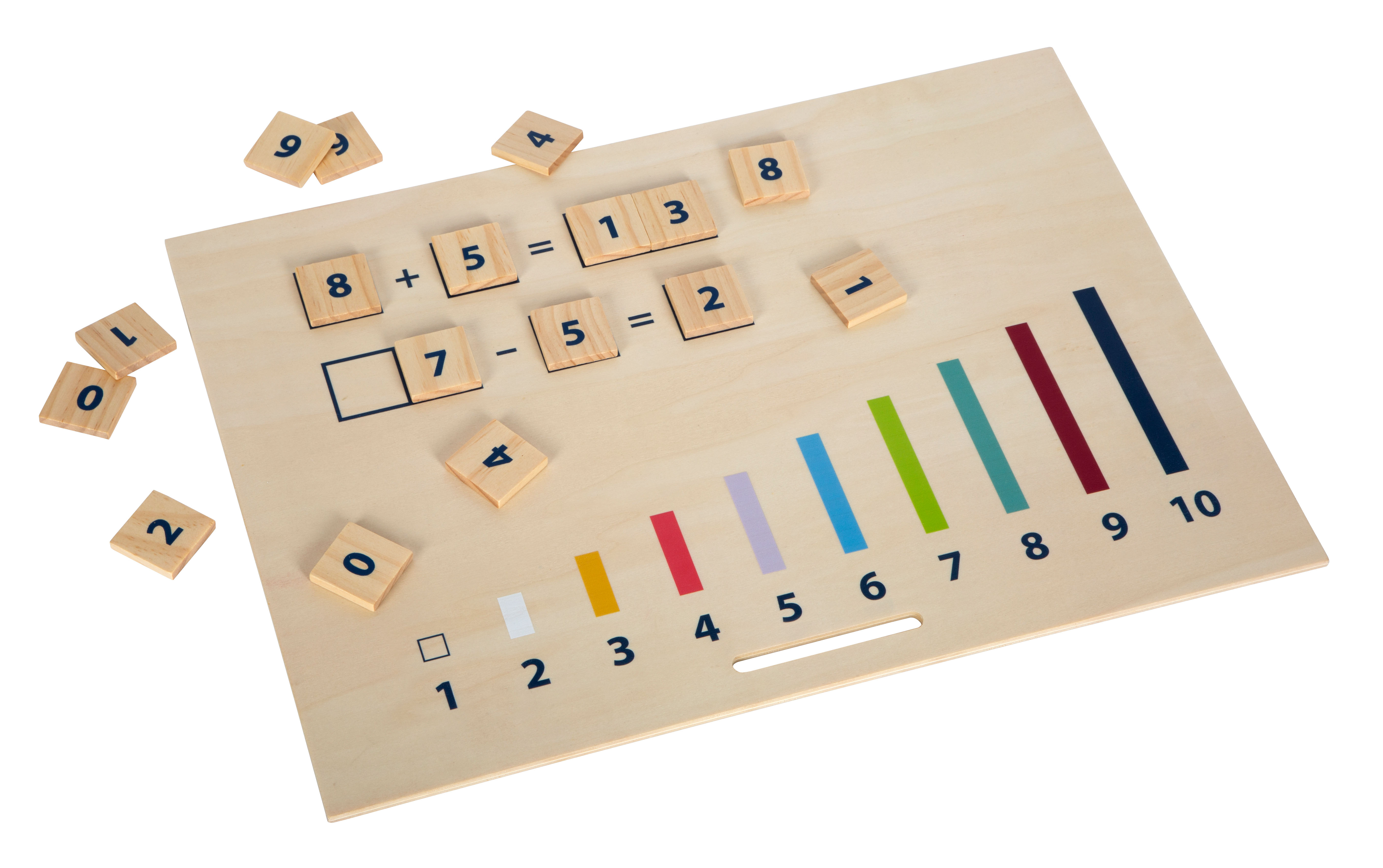 Lernbox Rechenstäbchen mit Zahlen „Educate“