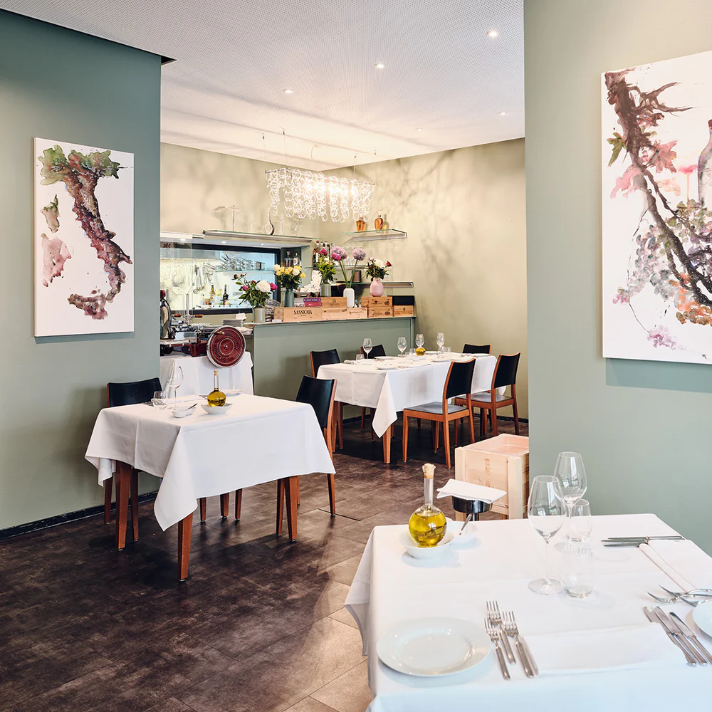 Innenansicht Restaurant Franco L'Osteria Vineria Mannheim