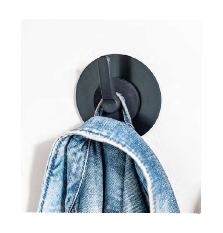 Magnet-Haken "Hook" inkl. Metall-Pad, bis 3,5 kg