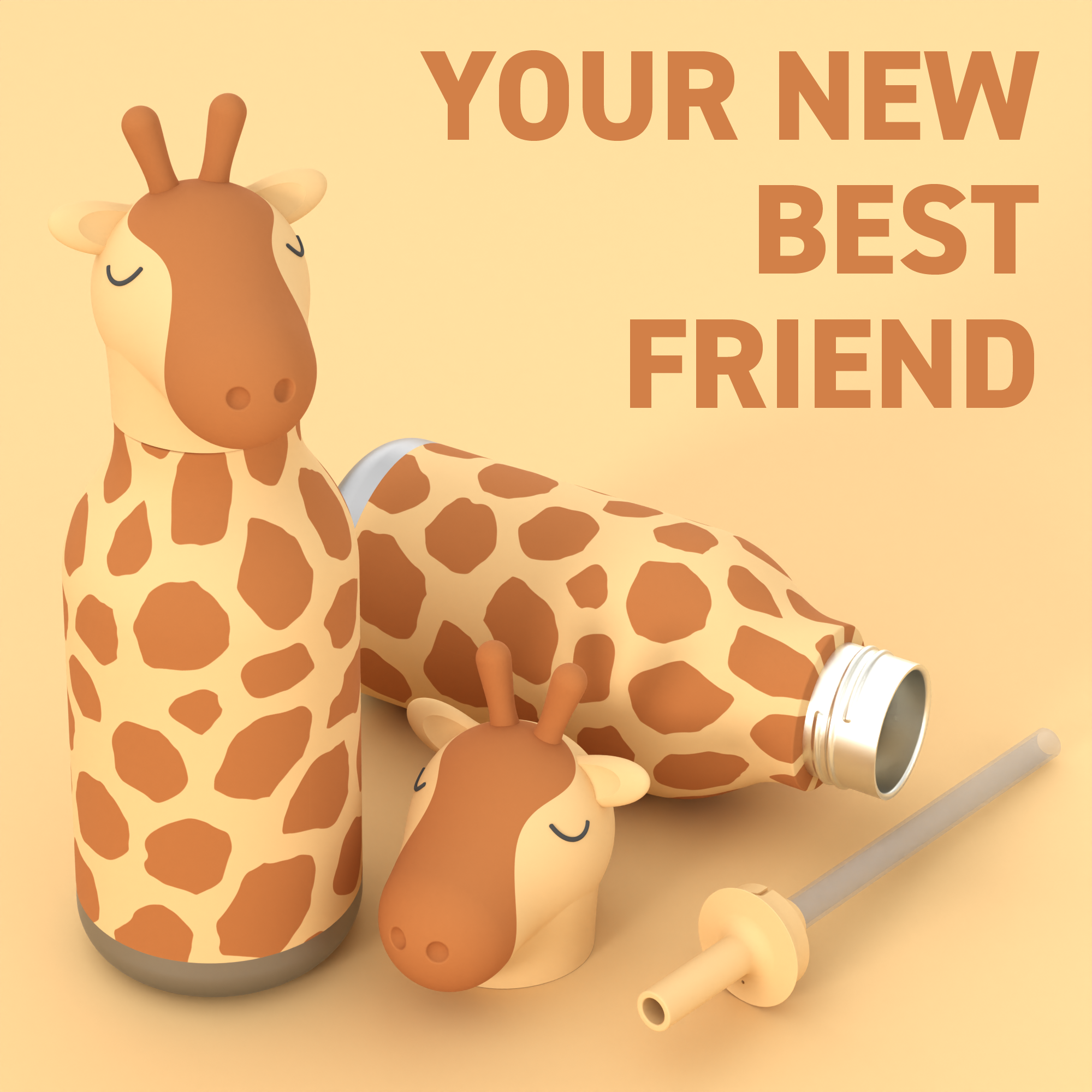 Bestie Trinkflaschen zum Schulanfang, 460 ml - verschiedene Motive