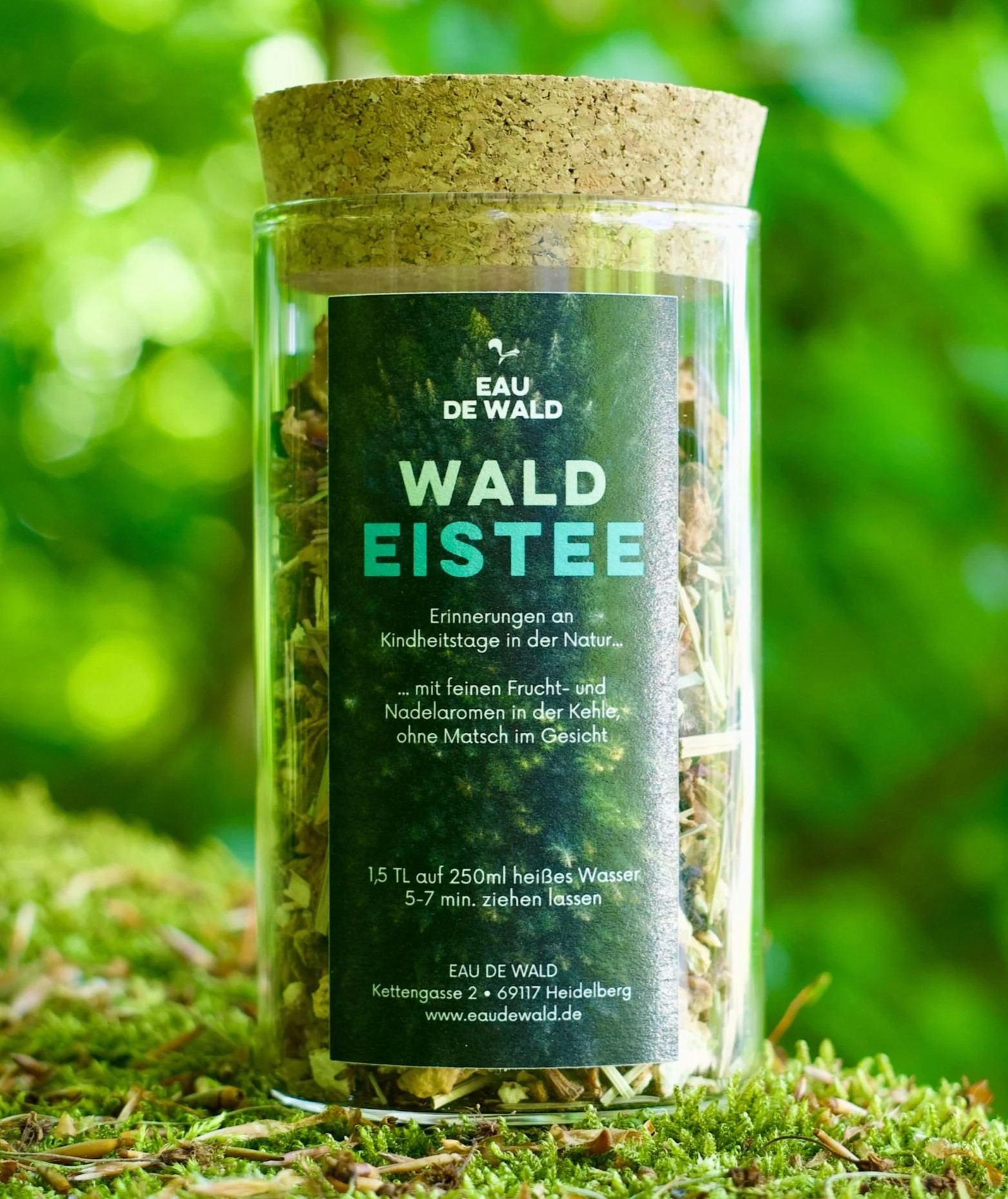 Wald Eistee im Glas, 80 g